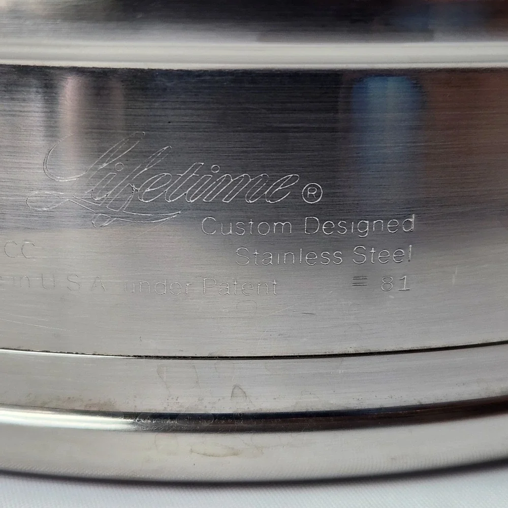 Vtg Lifetime T304-CC Stainless Steel 11